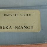 2 armchairs vintage 70s skai brown - beka