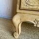 Louis XV provincial commode in solid oak – marquetry top