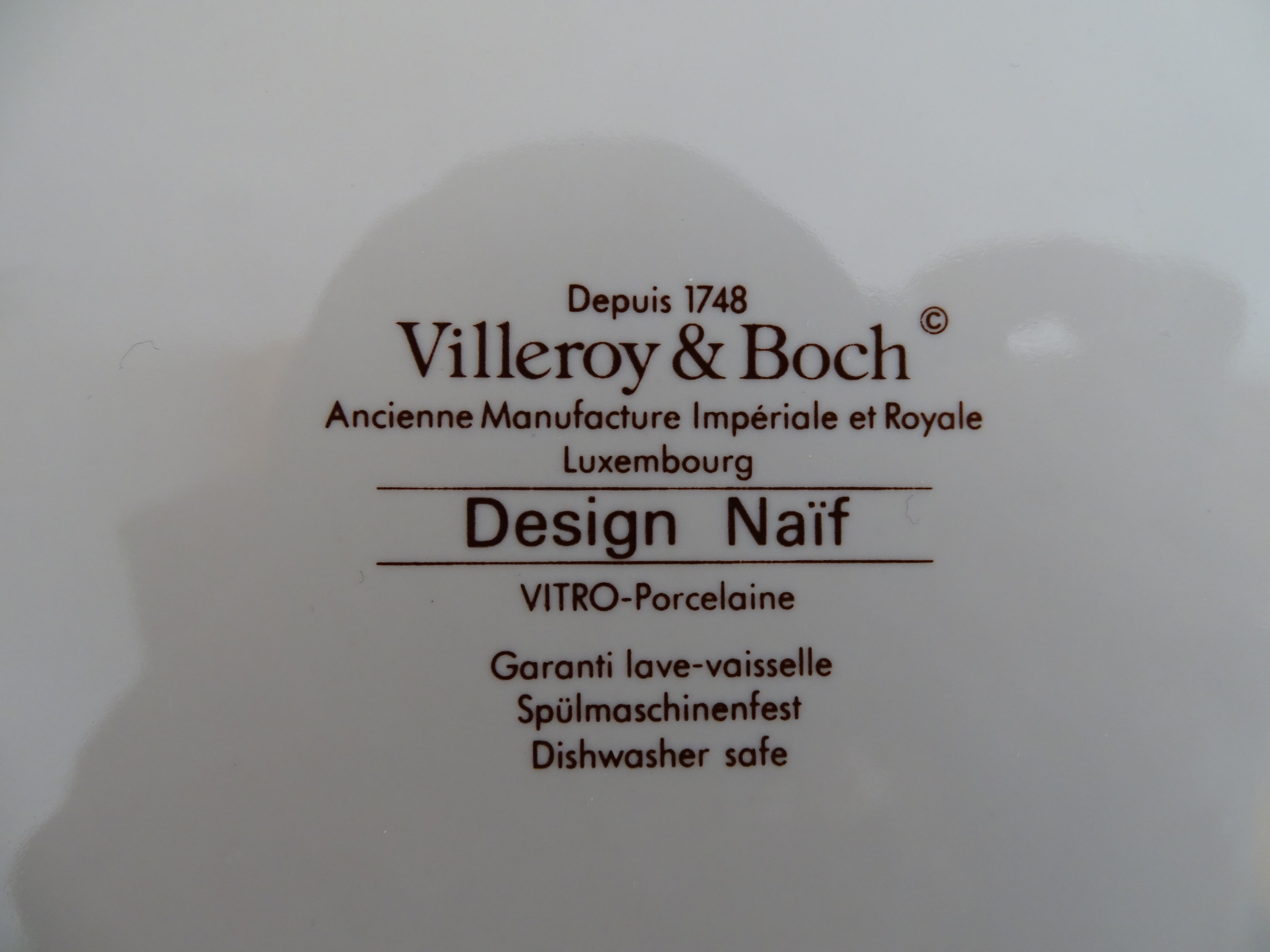 Villeroy Butter - Boch naïve porcelain design Laplau