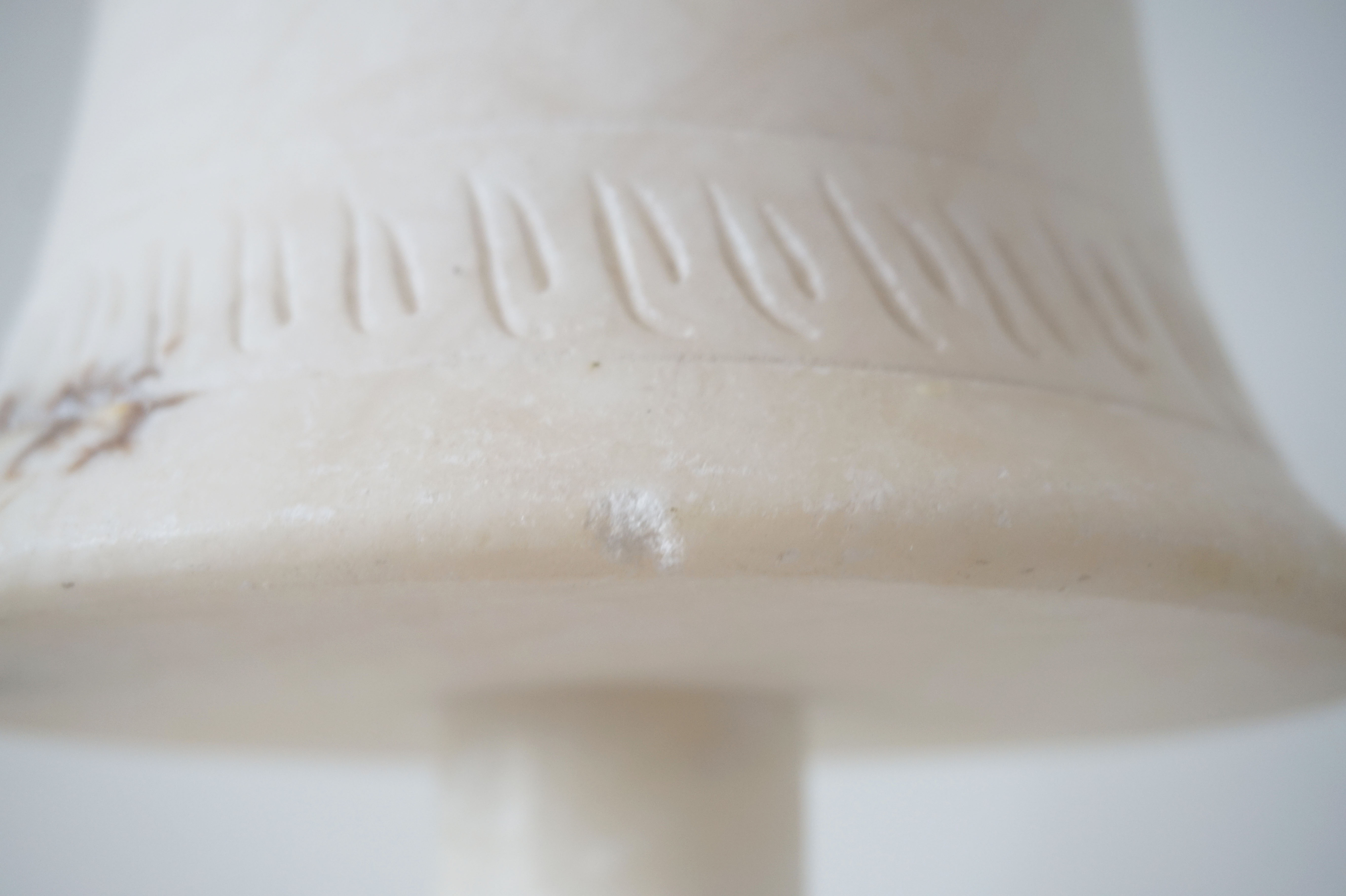 Vintage alabaster lamp