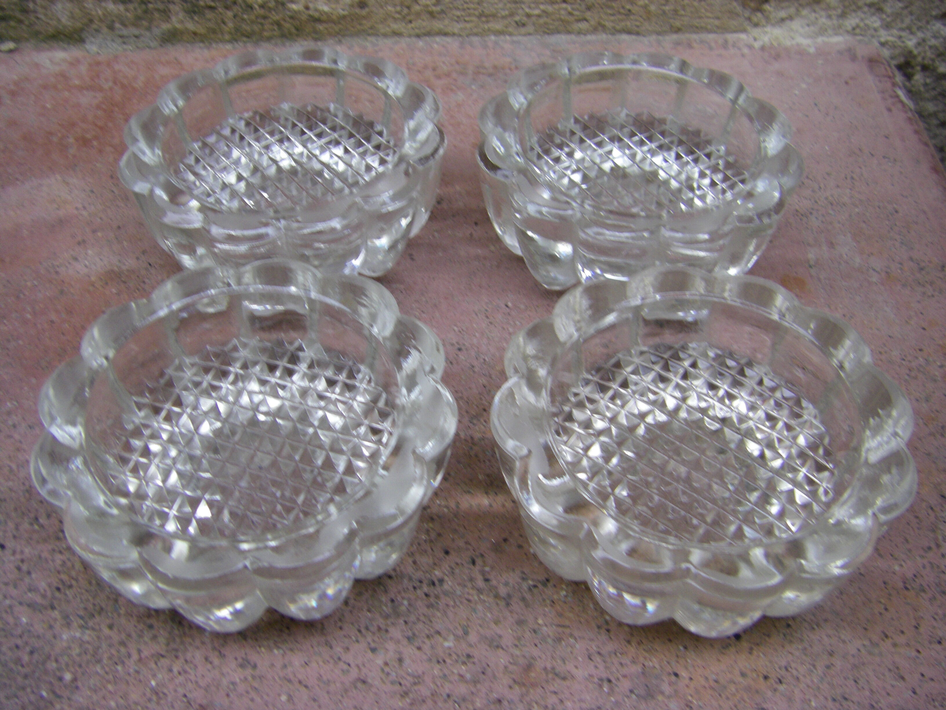 Set of old piano feet