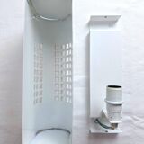 Pair of vintage 80s Memphis industrial wall or ceiling lights