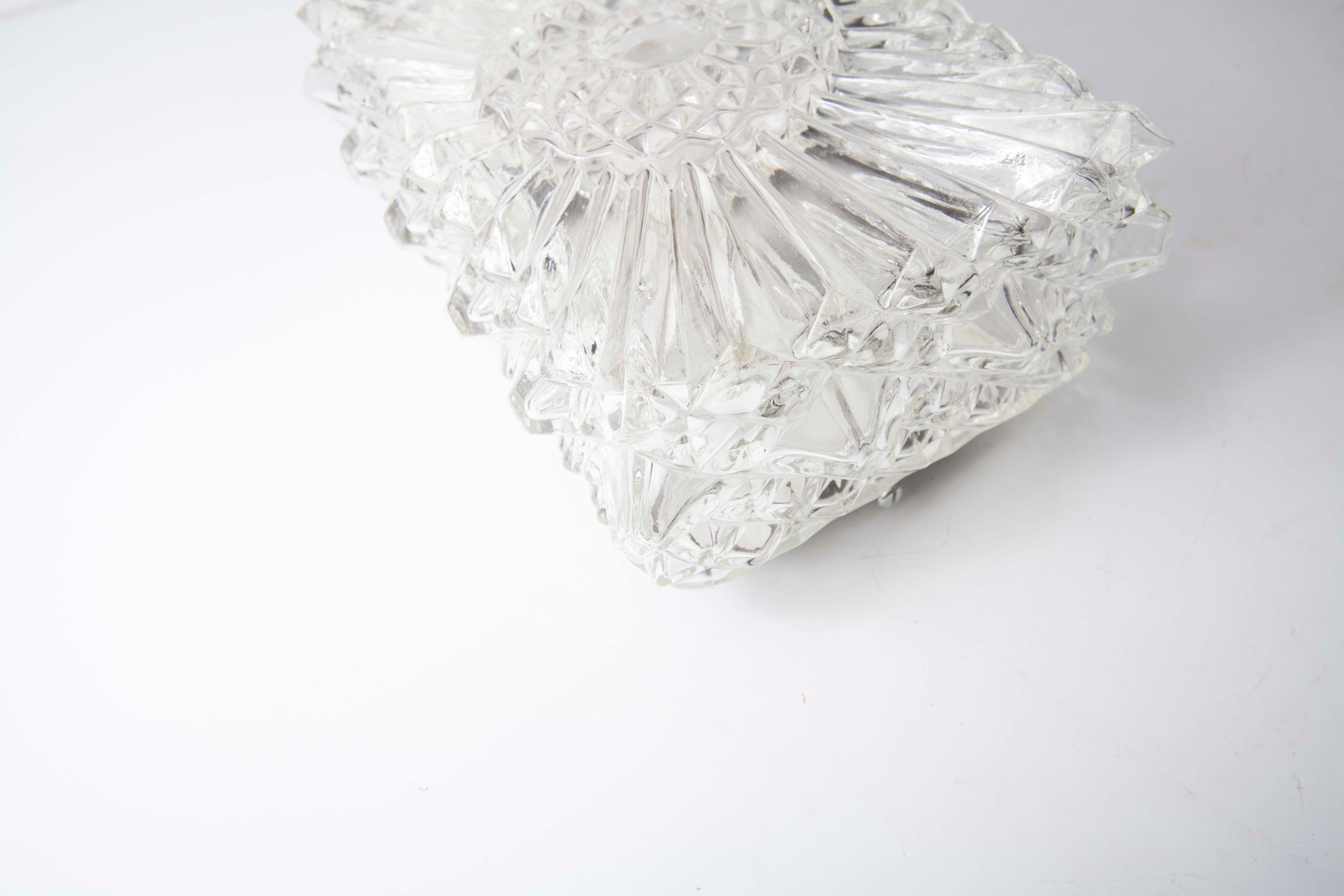 Prisma rectangular ceiling light, 1960's