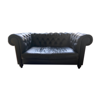 Chesterfield leather sofa