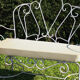 Banc en fer forgé ancien