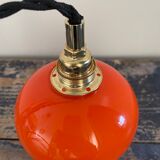 Vintage lamp in orange