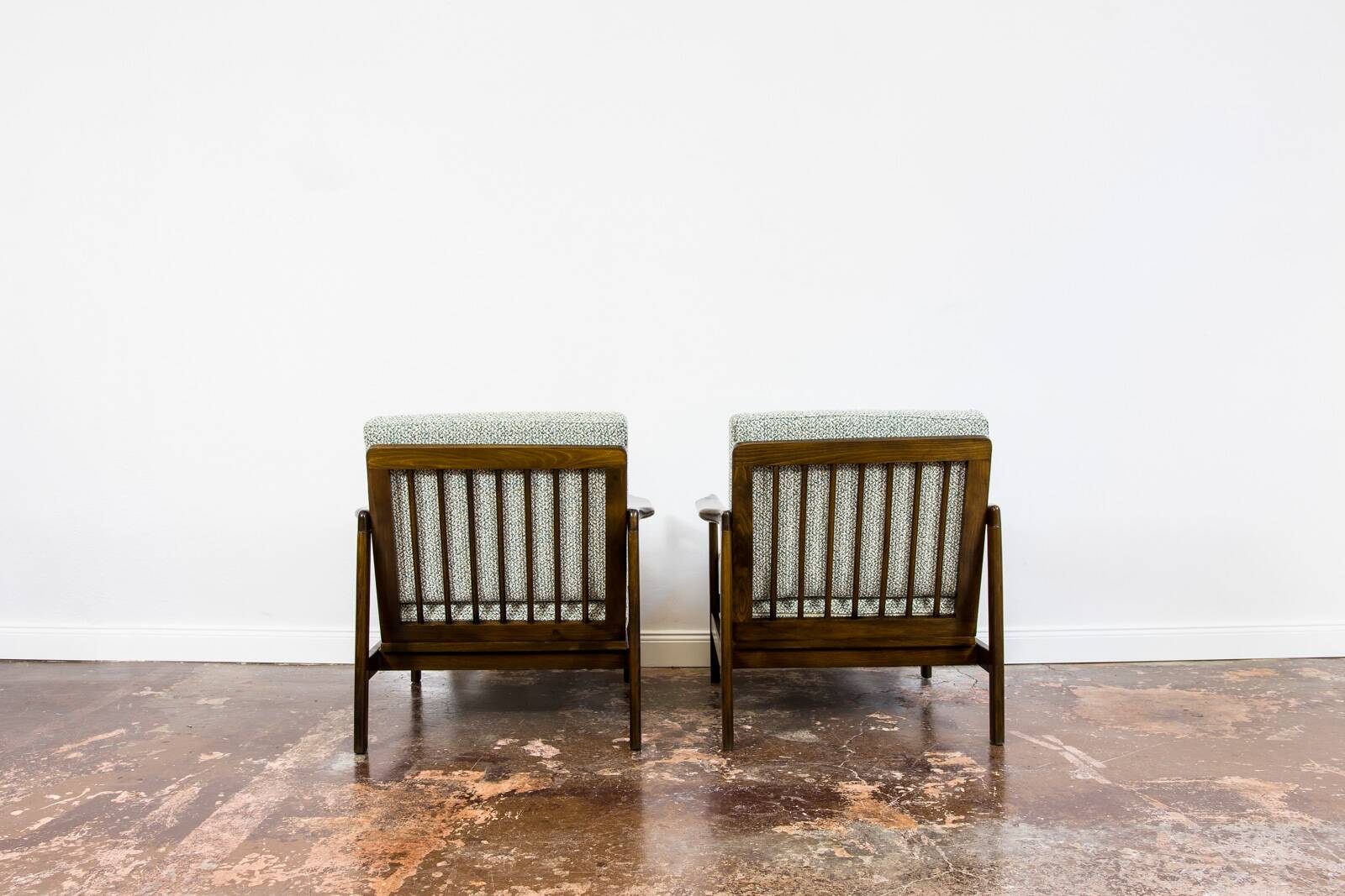 Mid Century Armchairs By Zenon Bączyk, 1960's, Set Of 2