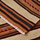 Red & Beige Striped Accent Vintage Kilim Rug, 64x104Cm