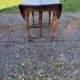 19th century walnut 6 leg table, opening