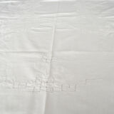 Nappe blanche  ancienne brodée main