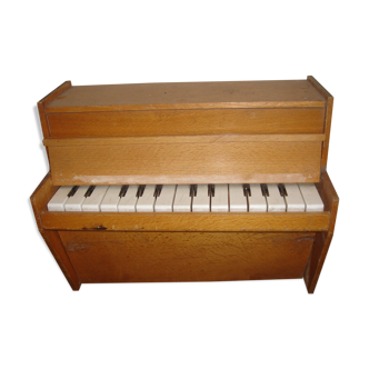 Piano pour enfant en bois de 1950