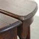 2 tables d'appoint anglaises antiques, fin du 19e siècle