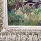 Tableau : Huile sur toile - paysage animé