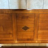 Solid wood coffee table – 1990s – with drawers