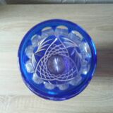 Remarquable et imposant vase en cristal de Saint Louis Art Déco 1940/1950