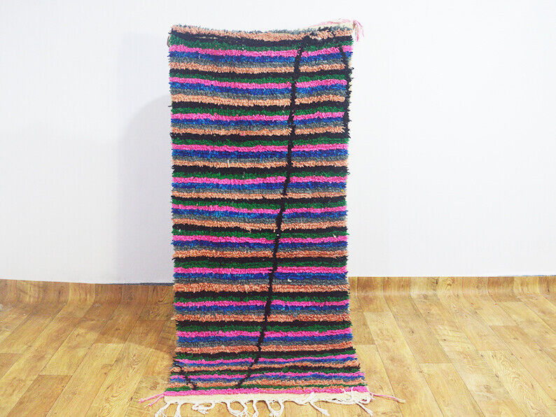 Moroccan berber carpet 216x88cm