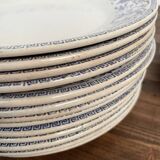 Set of 23 pieces of Marie Louise ironstone service