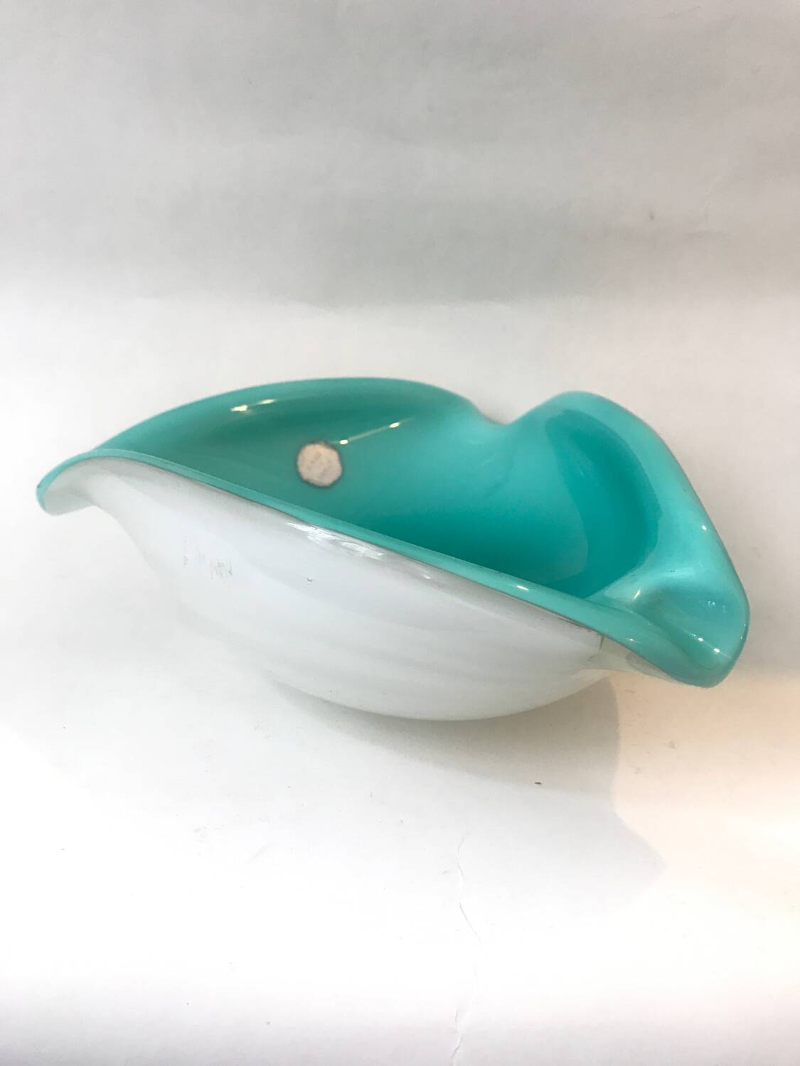 Sommerso opaline ashtray, Murano