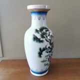 Vintage ceramic vase Asian decor