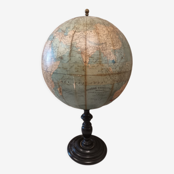 Globe terrestre métrique ancienne andriveau goujon h