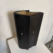 Geometric shagreen vase Ria & Yiouri Augousti, 1990