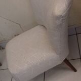 Fauteuil style fivty pieds compas