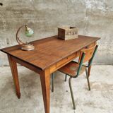 Antique table oak desk table