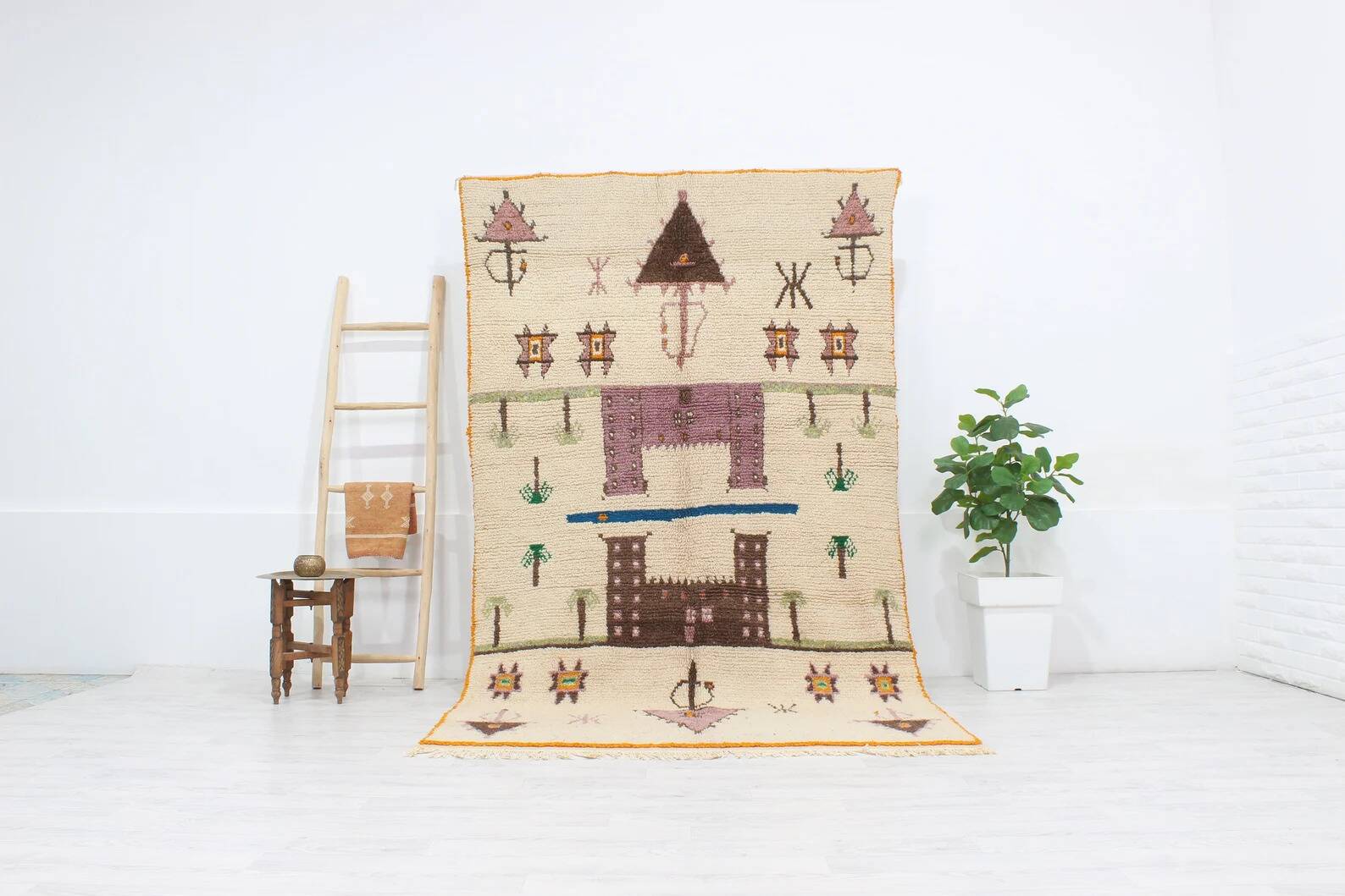 Berber rug, moroccan rugs and crafts 243 x 146 cm