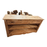 Open buffet in fir wood