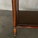 Rattan and cane server