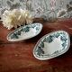 Duo of St Amand iron earth dishes, Guadeloupe model