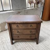 Solid elm aranjou chest of drawers