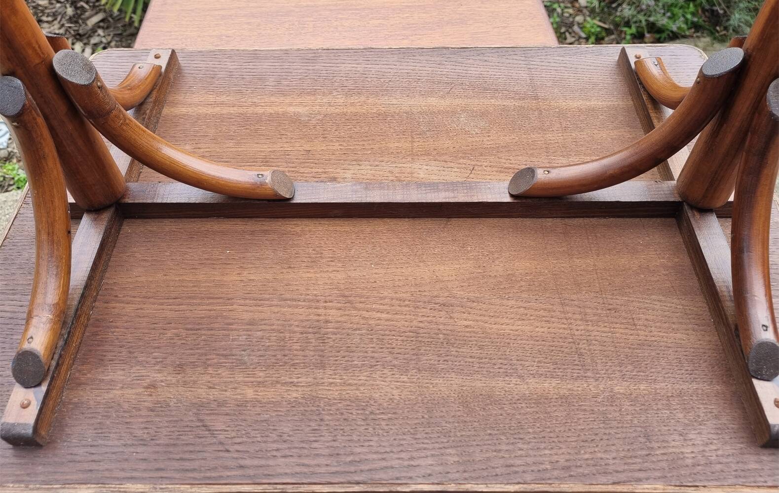Small side table, bamboo, vintage, 60s