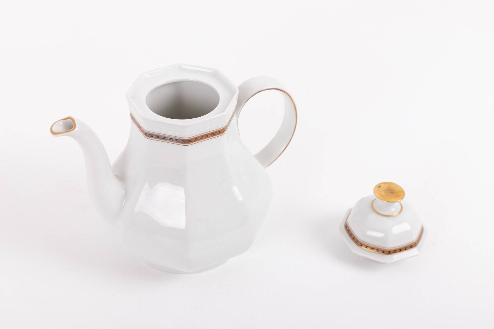 Vintage porcelain coffee/tea set from Schirnding Bavaria, 1970’s