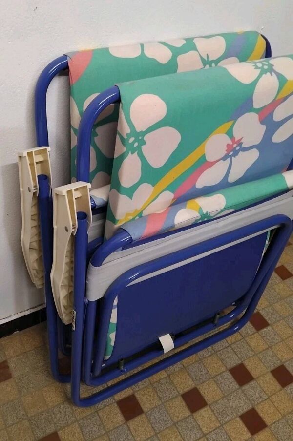 Paire De Fauteuils Pliables Camping Lafuma Vintage