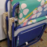 Pair of Vintage Lafuma Folding Camping Chairs