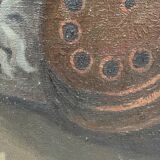 Painting, still life with the head of a satyr