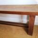 Banc de ferme en bois massif