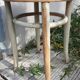 Fischel art nouveau motif estaminet tabouret