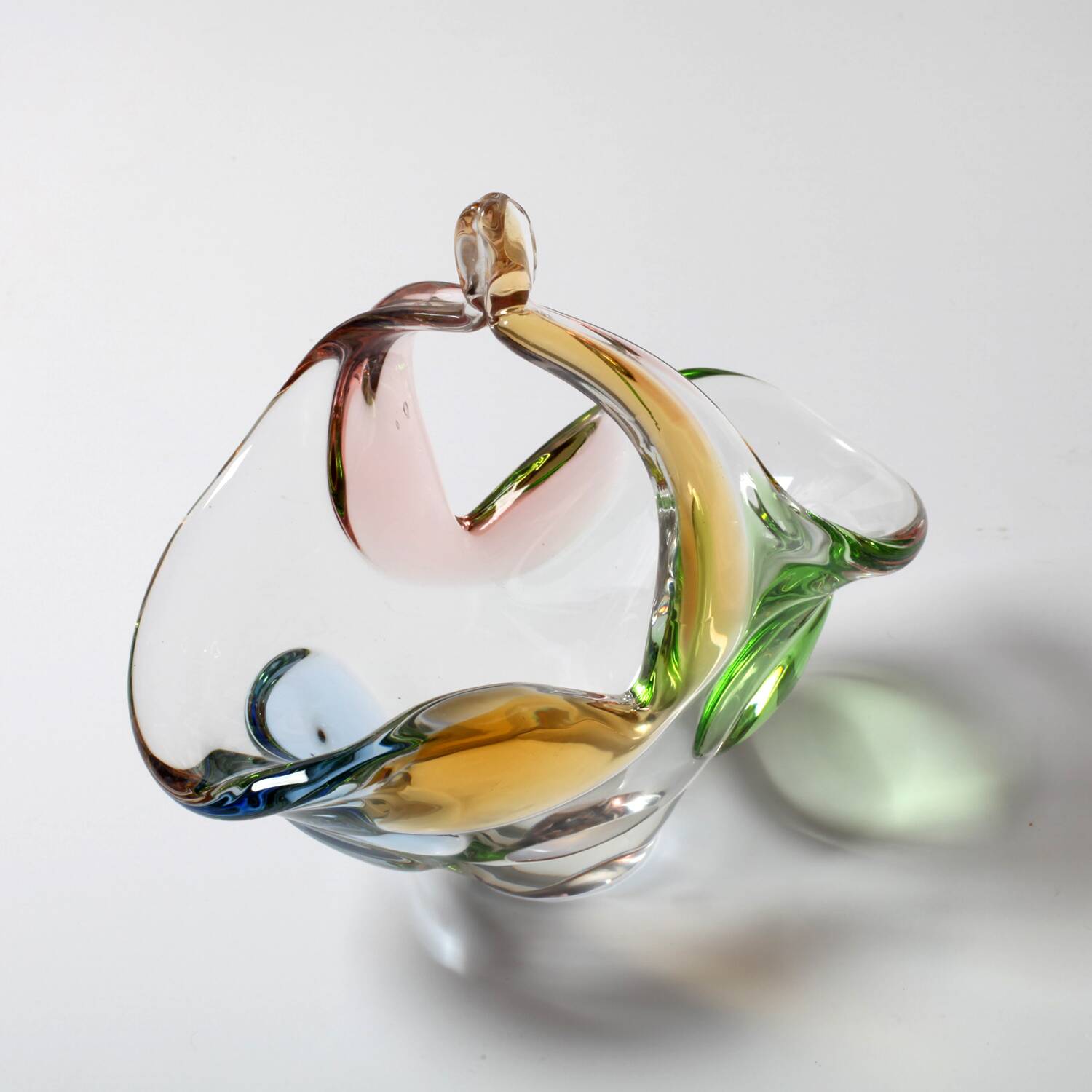 Vase en verre artistique Rhapsody par František Zemek / République tchèque / 1956