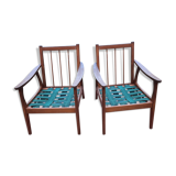 Pair of Scandinavian armchairs