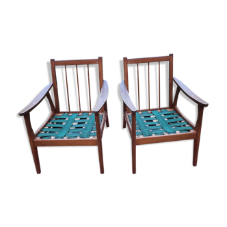 Pair of Scandinavian armchairs