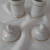 Duo poivre et sel porcelaine de Limoges