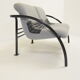 Sofa 2 places sofa seat Airborne - vintage years 80 / 90