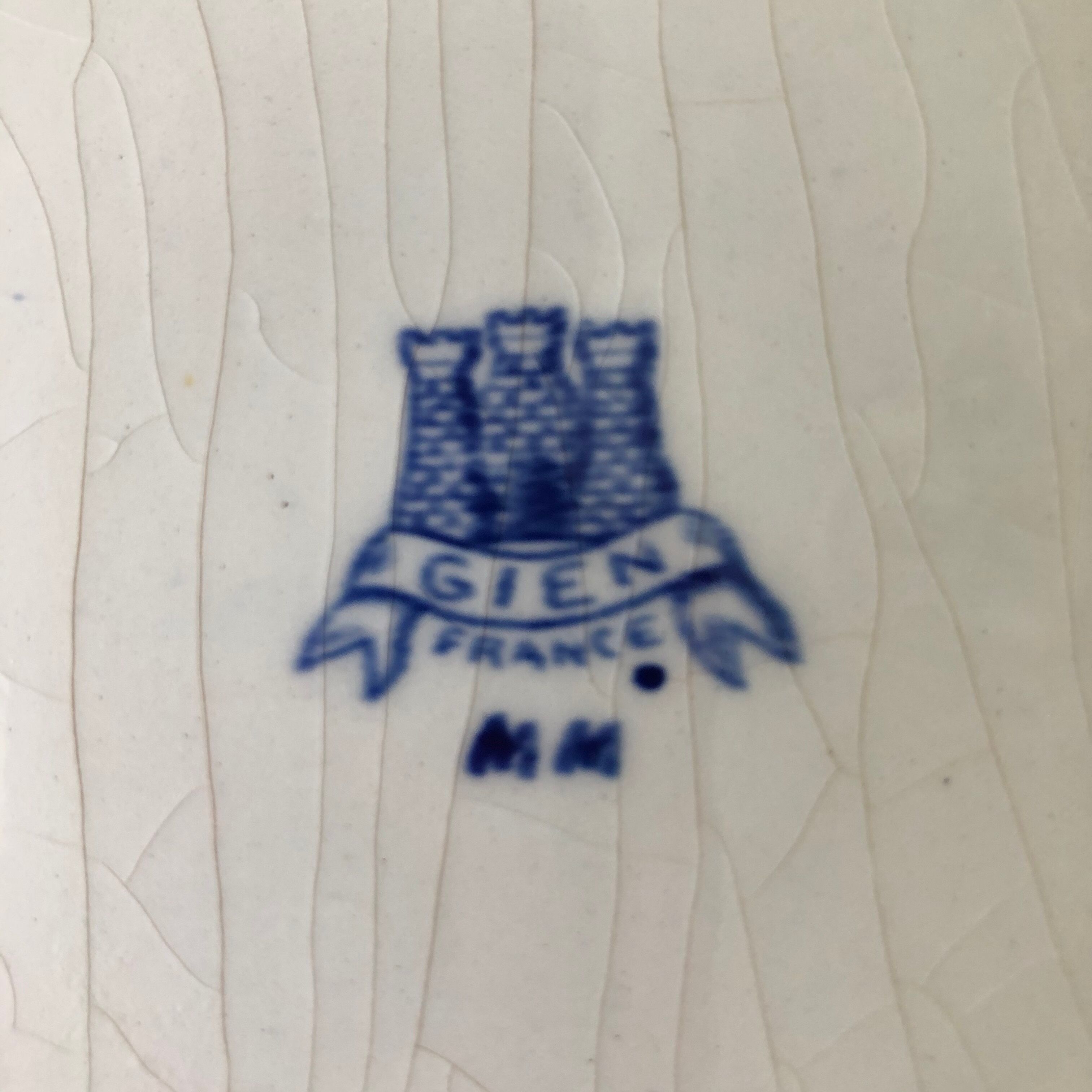 Gien earthenware dish