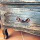 Antique commode with a patina in the Tuscan technique.
