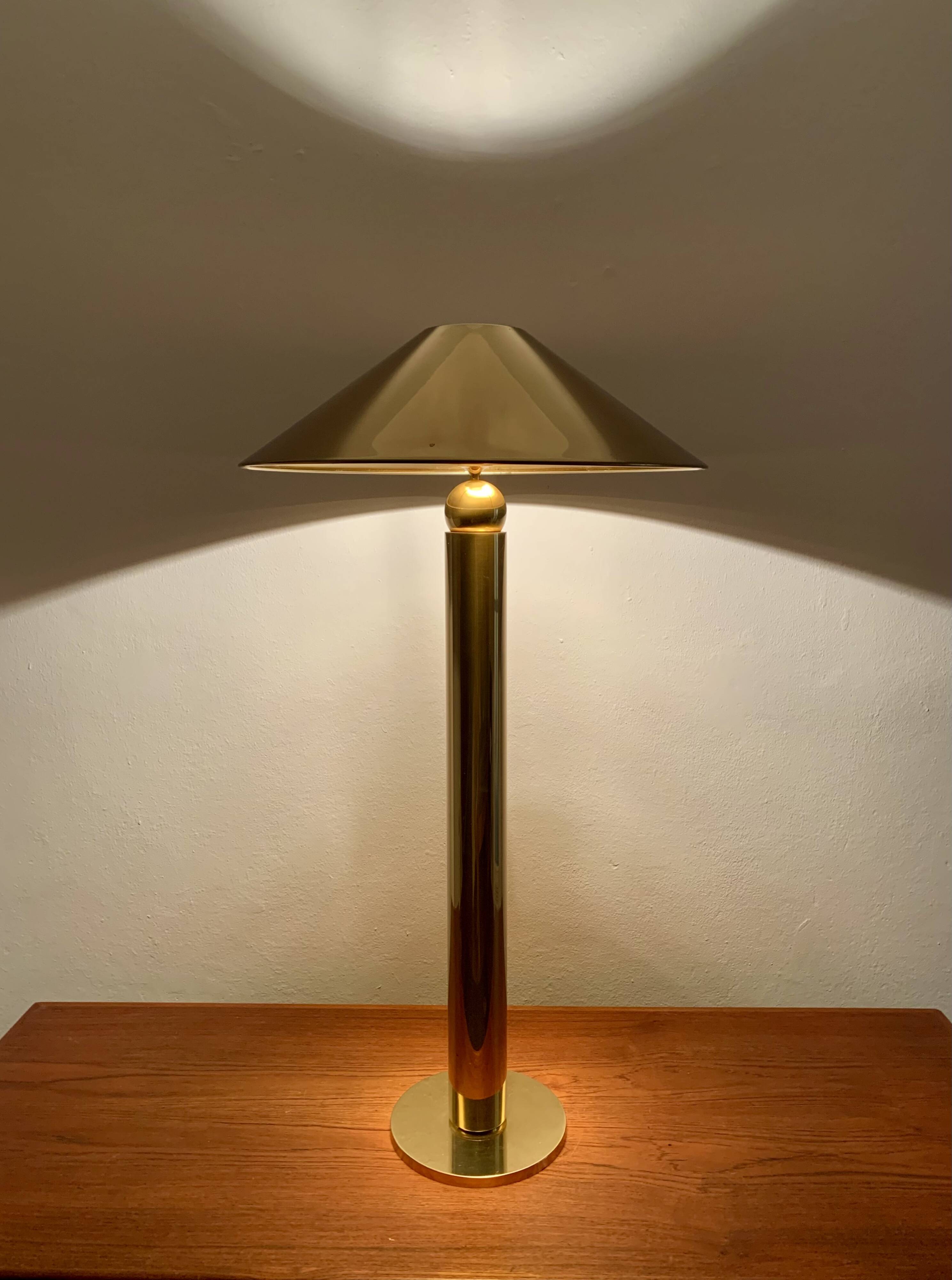 Brass Floor Lamp by Florian Schulz