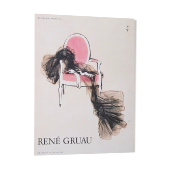 Oatmeal rené diorama 1955 edition of desastre 80x61 union affiche