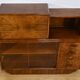 Rurka Glass Cabinet in Burl Walnut, Art Deco – 1940