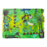 Voodoo Art White Haiti Acrylic Vaudun Art Brut Animism